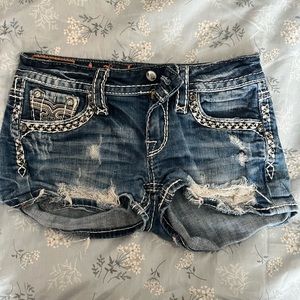 rock revival jean shorts